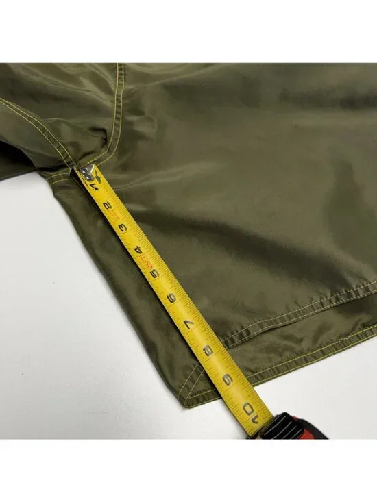 Vintage Quiksilver Swim Trunks Mens XL Green 90s Y2K Board Shorts Surf - Picture 12 of 13